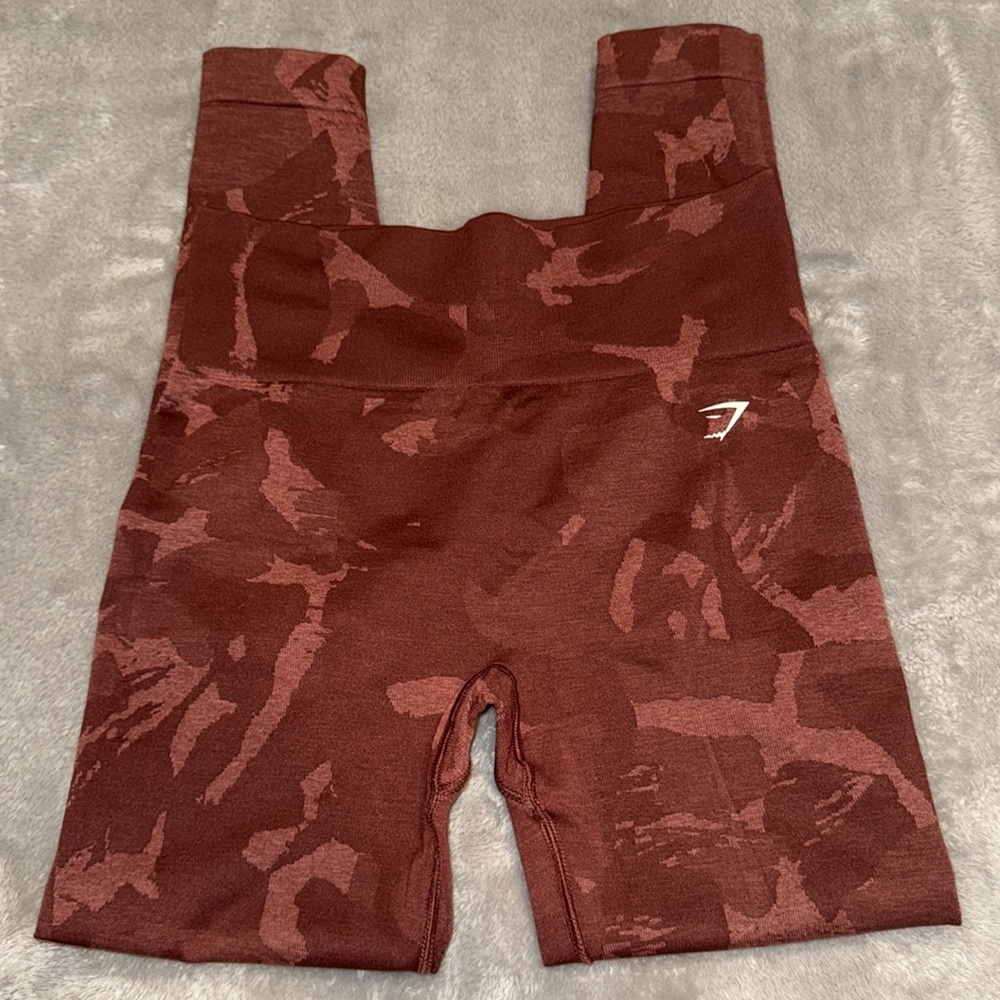 Gymshark Adapt Camo Seamless Red Legging